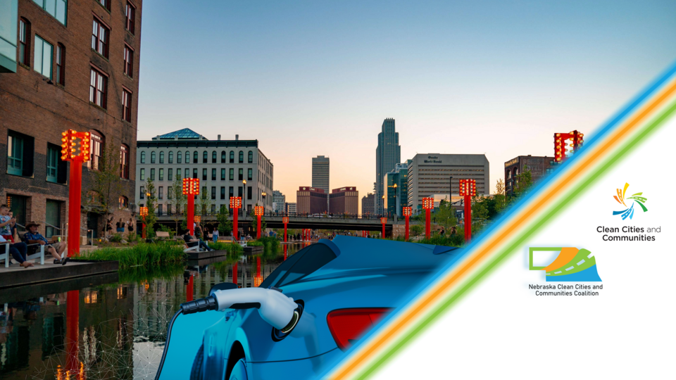 Homepage picture of Omaha Nebraska and Clean Cities Logos